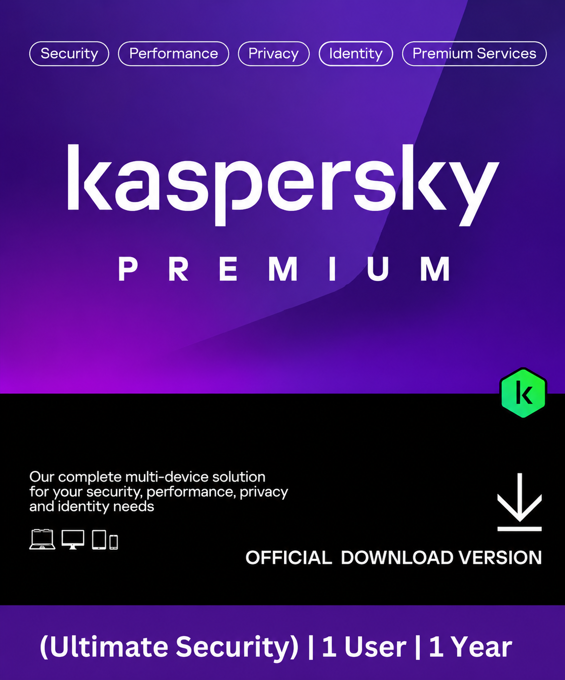 Kaspersky Premium – 1 Device (1 Year)
