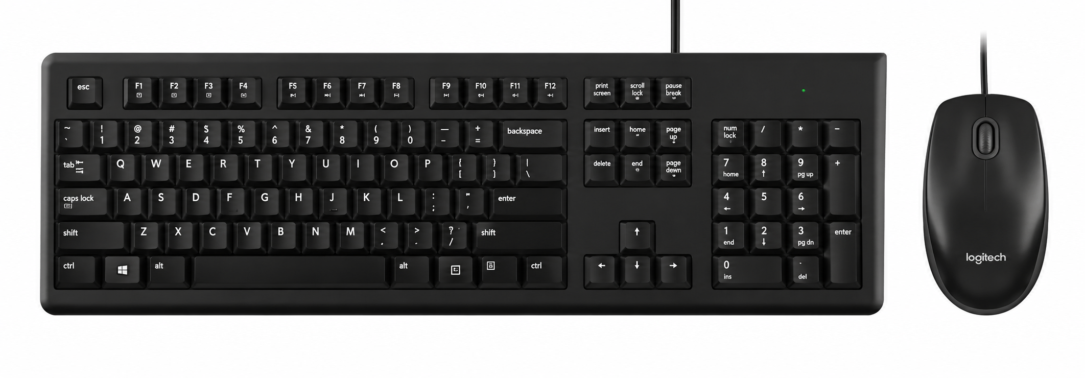 Logitech Desktop MK200 Wired Combo